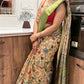 Phool patti soft tussar saree