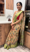 Phool patti soft tussar saree