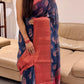 Chanderi with Maheswari printed saree